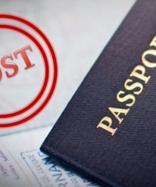 Lost Passport/Passport with Company